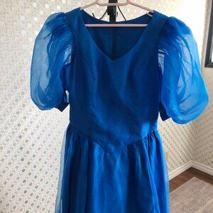 Blue Prom Dress / Ball Gown / Grad Dress